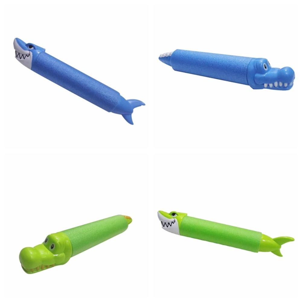 Animal Summer Animal Head Water Guns Blue/green Shark Crocodile Squirter Funny   Kids Toys