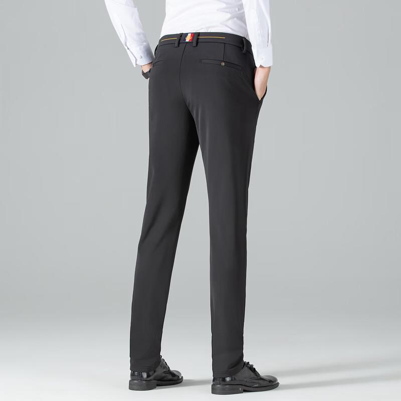 Men's High-Elastic Straight-Leg Casual Pants