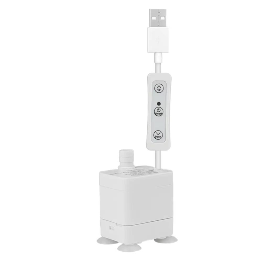 3W Small Circulating Filtration Pump USB Charging Pet Water Dispenser Pump  for Fish Tank