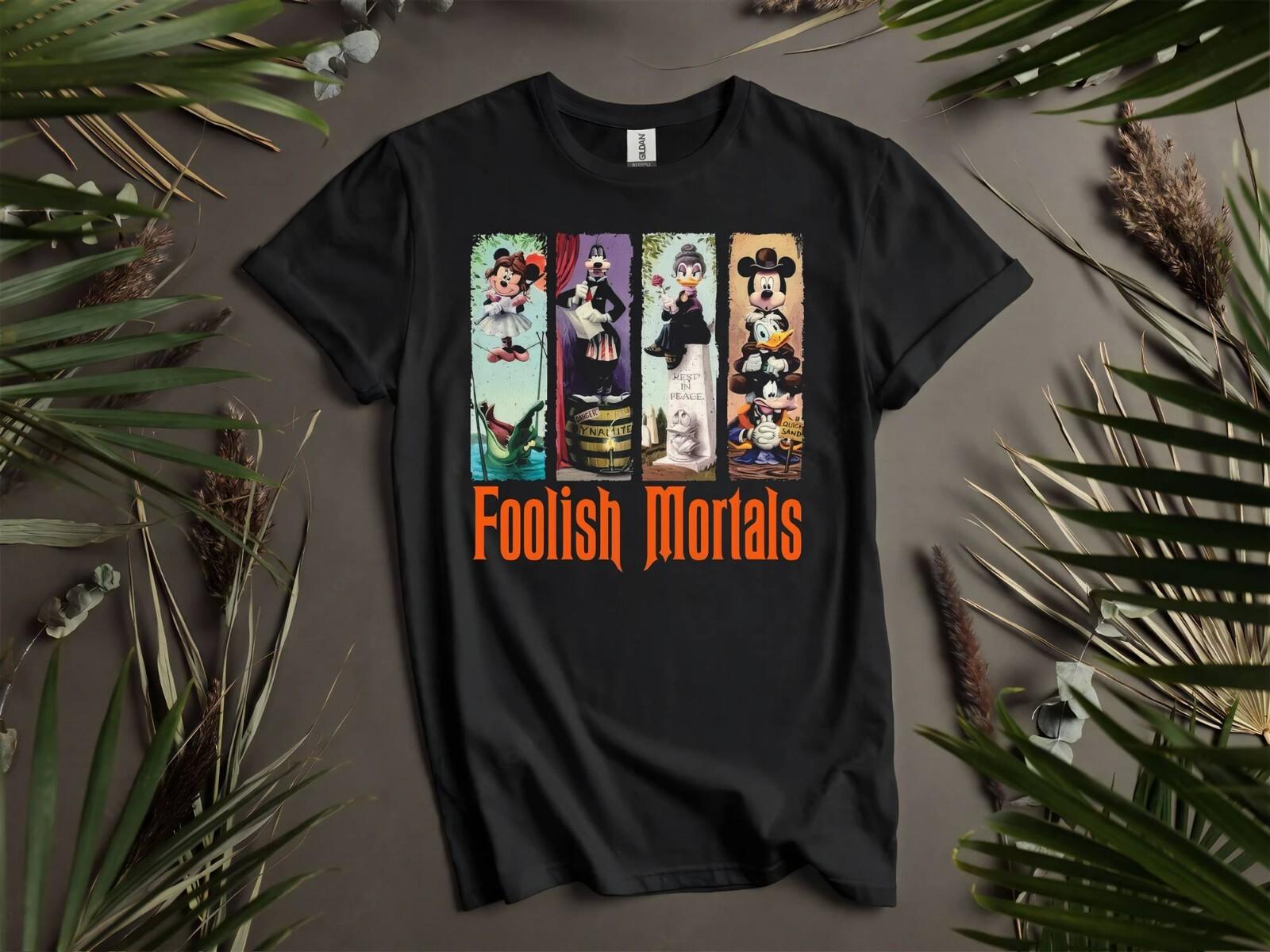 Mickey And Friends Custom Haunted T-Shirt Mens Womens Tees Top T Shirt Mens Womens Tees Top Men Women Unisex Tshirt K545 3XL