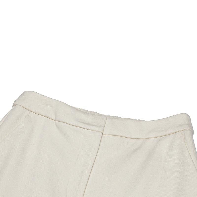 FILA Loose Comfortable Knitted Wide Leg Casual Pants Women bottoms Cloud-Mushroom-White F11W514803FWT