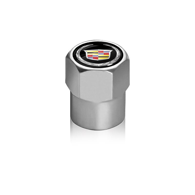 4Pcs Metal Car Wheel Tire Valve Core Cap Car Styling For Cadillac Escalade Tiburon Deville Seville XT5 XTS CTS BLS SLS DTS SRX Metal
