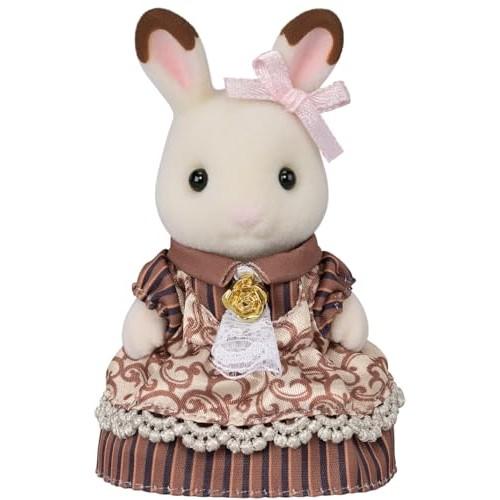Panenka Sylvanian Families [Rodina čokoládových králíků - Výroční sada] C-74 Certifikace ST Pro věk 3+ Hračka Domeček pro panenky Sylvanian Families EPOCH