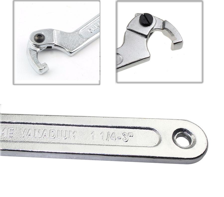Adjustable Hook Wrench for Motorcycle Suspension