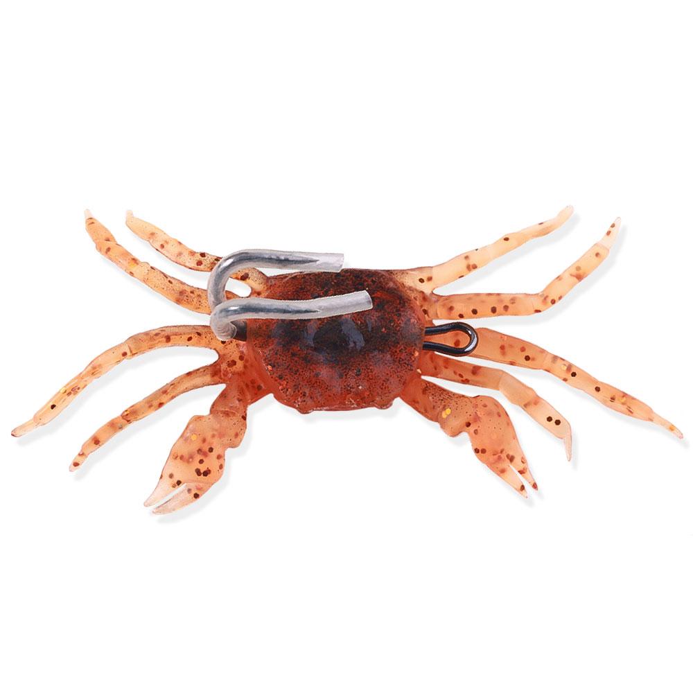 Soft Fishing Lures 30g/18g Artificial Bait Crab with Sharp Hooks, Jigging Lure Sea Creature Tackle Fake Bait For fishing