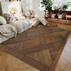Modern Abstract Art Carpet, Living Room Floor Mat, Nordic Light Luxury Bedroom Anti Slip and Dirt Resistant Carpet