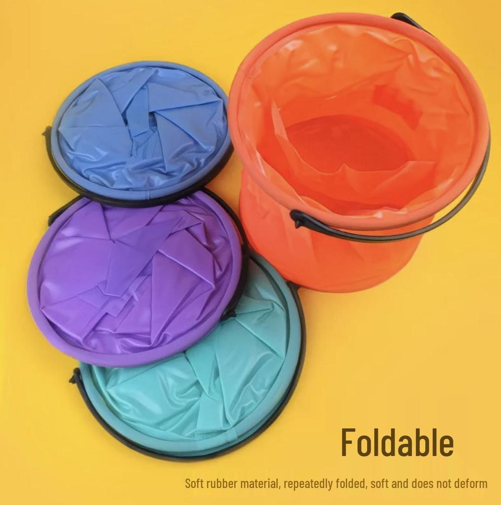 Foldable Telescopic Brush Cleaning Bucket for Painting & Fishing