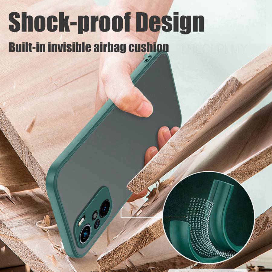 Armor Shockproof Matte Case For Xiaomi 13T 11T 14T Poco C65 F6 X6 M4 M6 Pro 5G F8 M8 Redmi 14C A3 9C 13C Note 12 10 11 13 14 15 Soft Protection Cover