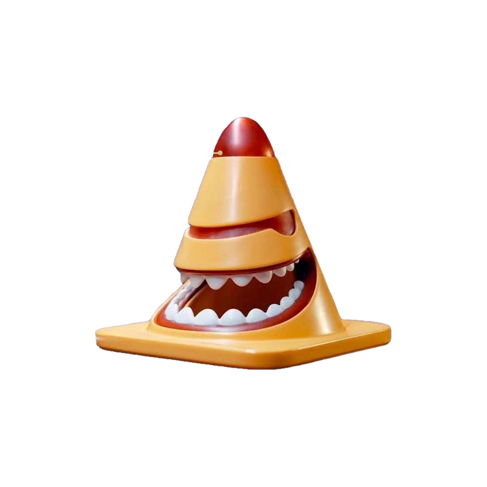 

Adjustable Brightness Table Lamp with Unique Cone Shape and Smiling Mouth Design for Desktop Ambiance Lighting Suitable for Home and Office Use