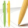 Corn Shape Ballpoint Pen Biodegradable Writing Pen Eco-Friendly Gel Pen  Desktop Use