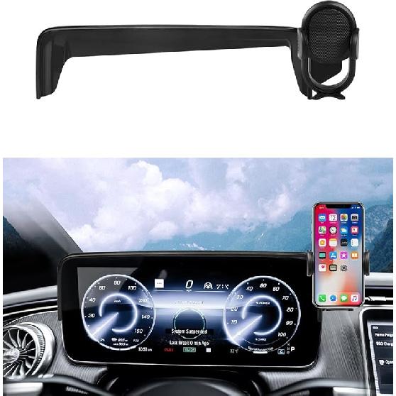 Autorder Custom Fit for Car Phone Holder 2019-2022 Mercedes-Benz C-Class GLC/2021 2022 V-Class Accessories Phone Mount 10.25" Screen Cell Phone