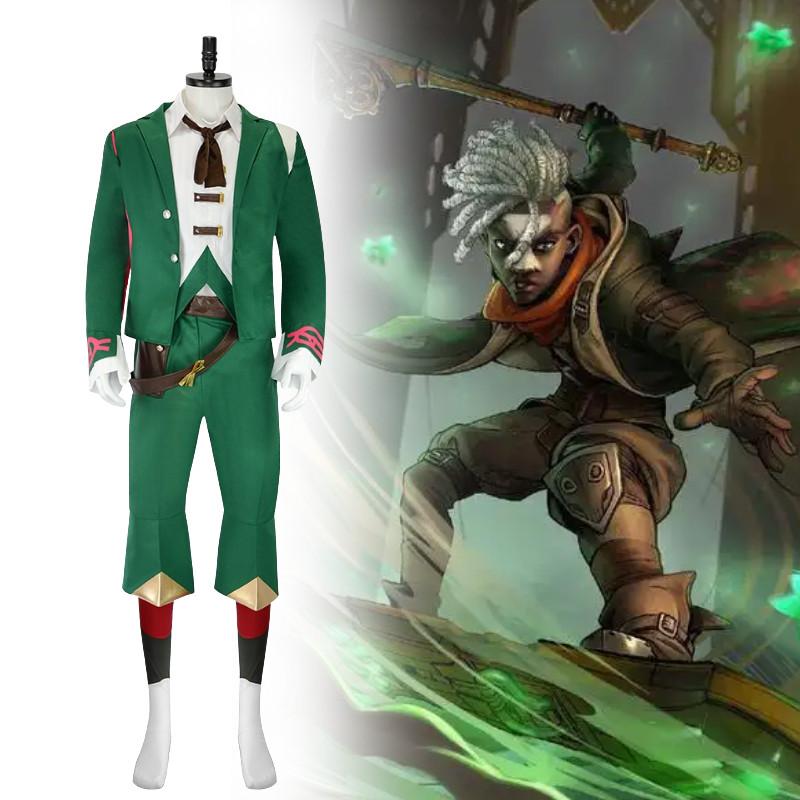 Of League Arcane Legends Ekko Game Cosplay Costume Halloween Stage Performance