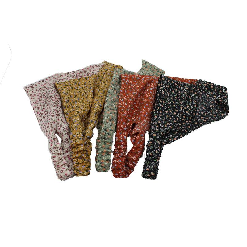 Hair Scarfs Head Bandanas for Women Fashion Floral Triangle Head Scarf Hair Accessories