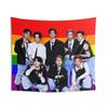1PC Skz Members Cute American Flag Concert Banner Flag Decoration Gift Furniture Bedroom Sofa Tapestry Creative Decoration