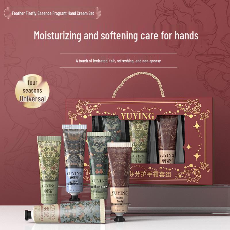 Douyin Hand Cream Set: Moisturizing and Hydrating Gift Box for Autumn/Winter