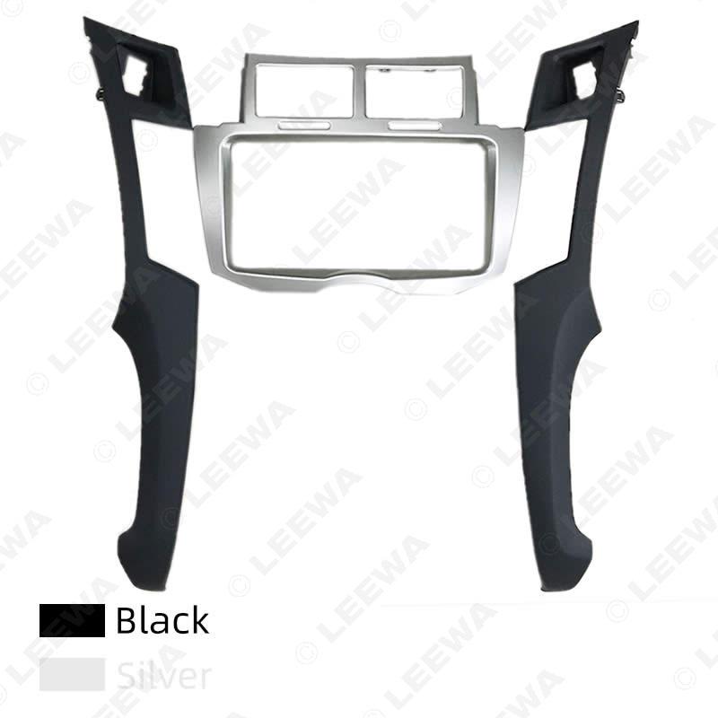 

Toyota Yaris/Vitz/Platz Corolla Double Din Stereo Navigation Modification Frame срібний
