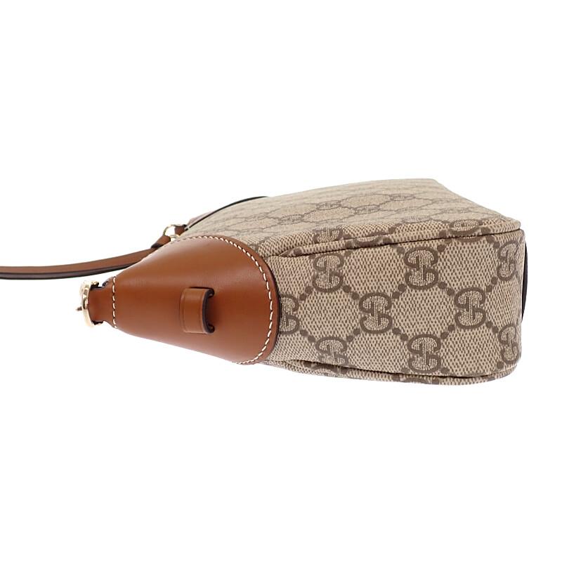 Gucci 815218 FAEAA 9762 2WAY Bag Brown Leather Women