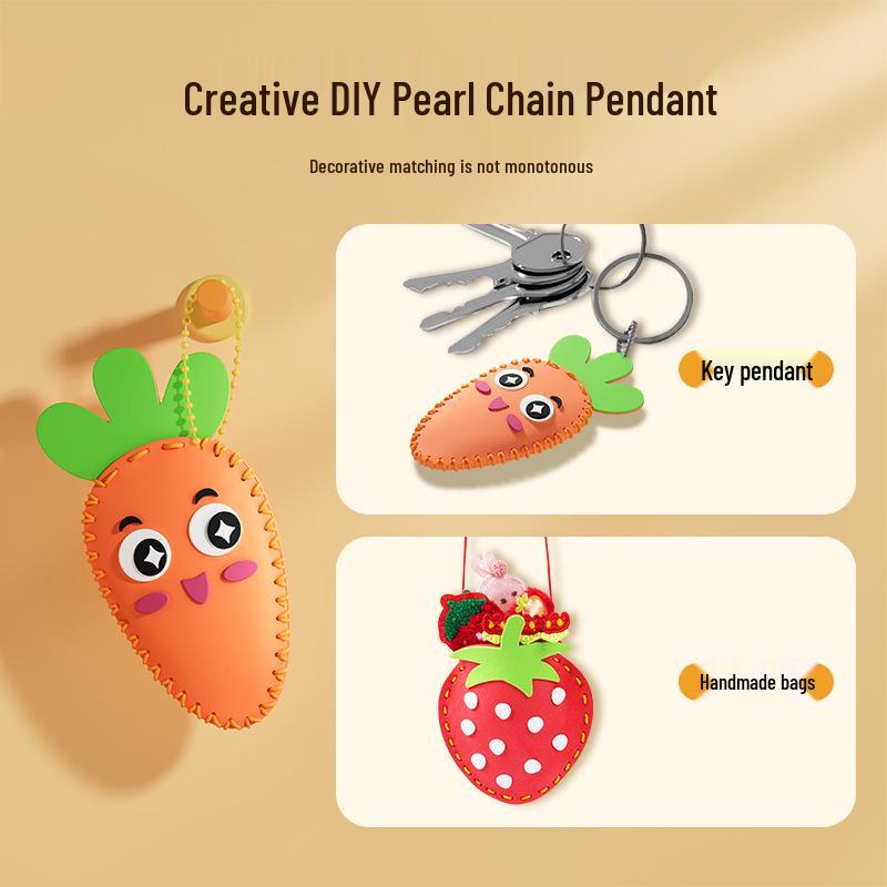 DIY Children's Day Creative Sewing Kit: Handmade Pendant Material Pack for Kids