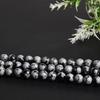 Natural Snowflake Stone Round Beads for DIY Jewelry and Bracelets
