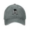 Skeleton Finger Funny Skull Men Women Baseball Cap Distressed Washed Caps Hat Vintage Outdoor Running Golf Headwear