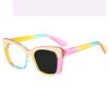 Brand Square Cat Eye Frame Hyperopia Eyewear Photochromic Anti Blue Light Computer Women Reading Glasses