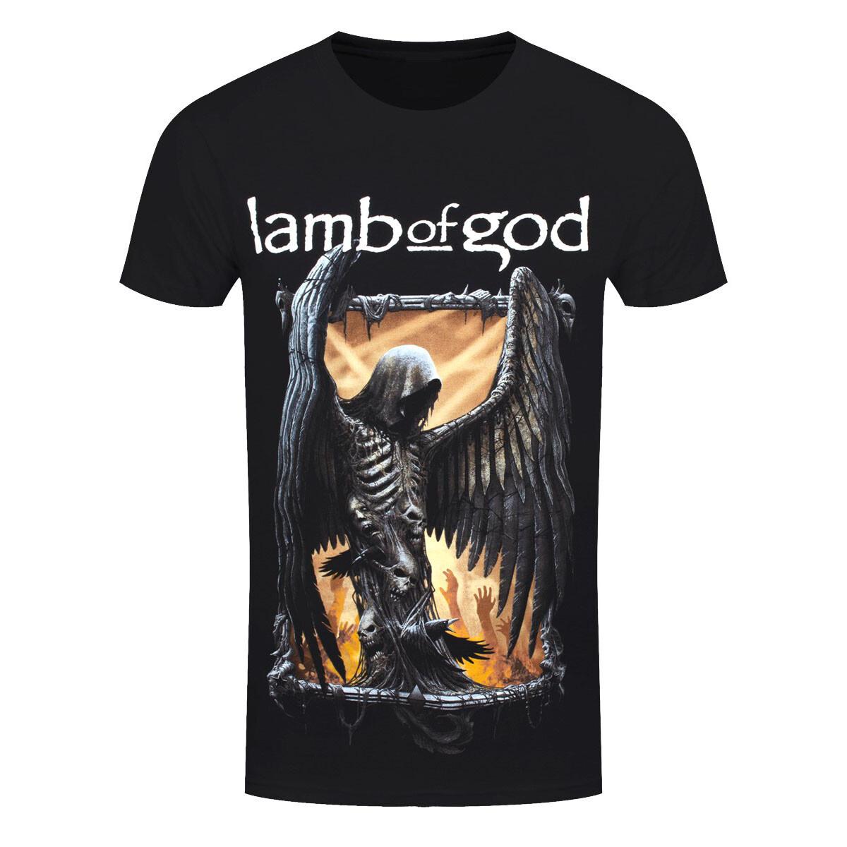 Футболка Lamb Of God Крылатая Смерть Группа Новая Черная Официальная S