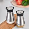 1Set Seasoning Bottles Sealed Glass Spice Bottle Moisture-proof Refillable Salt and Pepper Dispenser Kitchen Cumin Seaoning Can