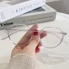 Glasses Frame TR90 Slimming Glasses Frame for Big Face Women Can Be Equipped with Myopic Special-shaped Glasses Frame To Prevent Blue Light