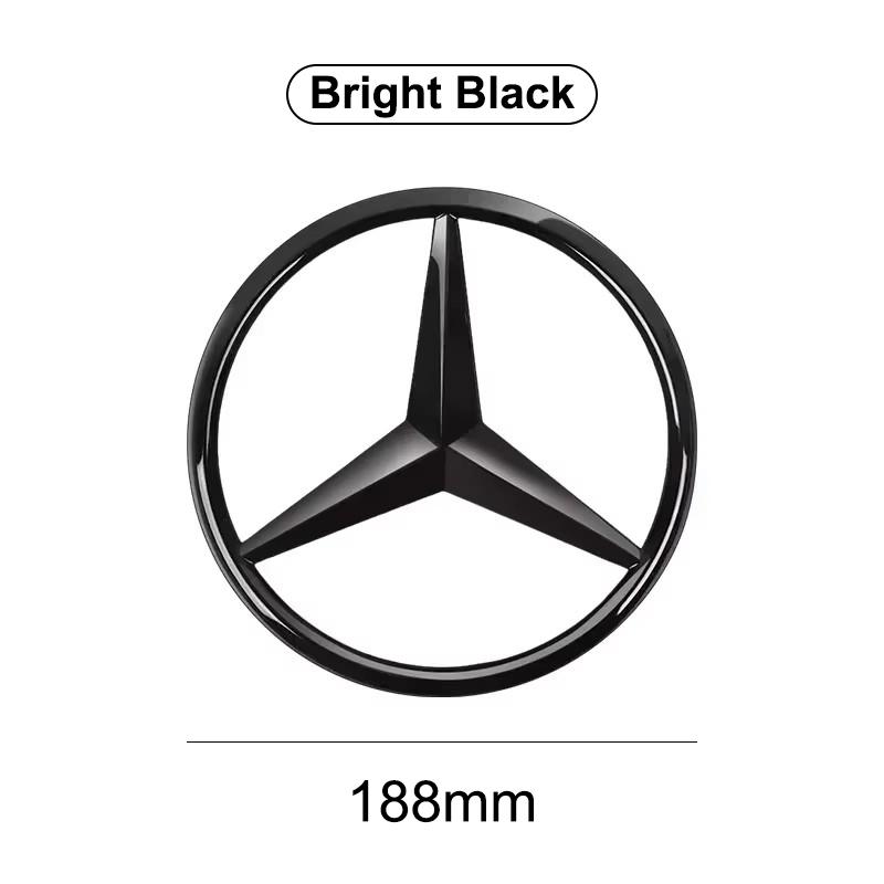 3D Car Front Hood Emblem Bonnet Sticker Rear Trunk Badge Decal For Mercedes Benz AMG E S C A B Class GLE GLS CLA CLE GLC CLS GLA BJ1