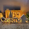 Christmas House Resin Silicone Molds Silicones Concrete Cement Moulds Christmas House Silicone Molds for Epoxy Resin