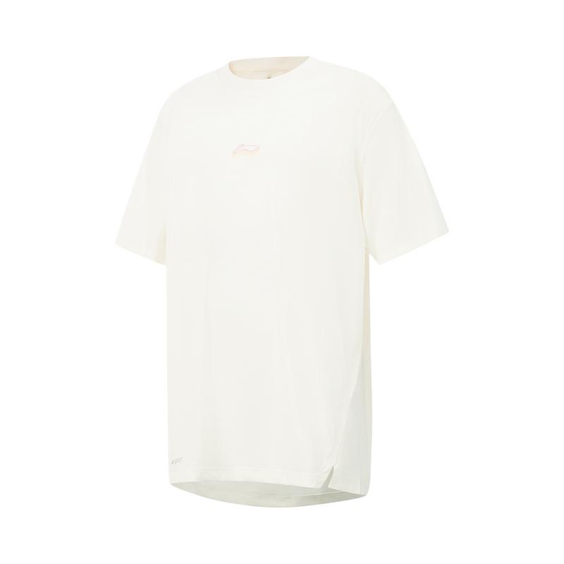 Li Ning Drop Shoulder Sleeve T Shirt Women s Ivory YTSV110-1 S