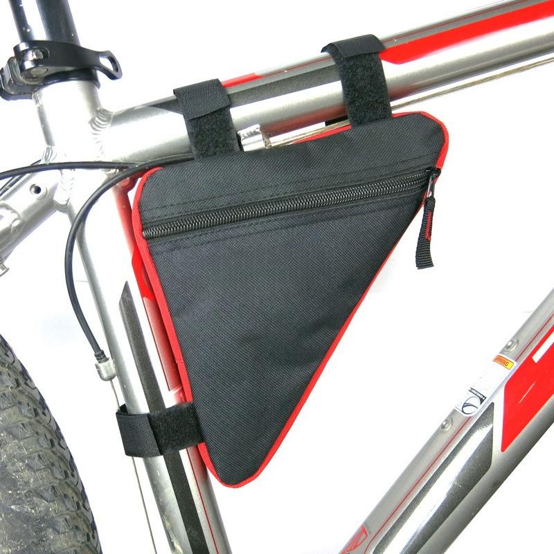 1Pc Bicycle Triangular Bag, Beam Bag, Quick-release Mountain Bike Front Bag, Riding Gear Accessory Bag