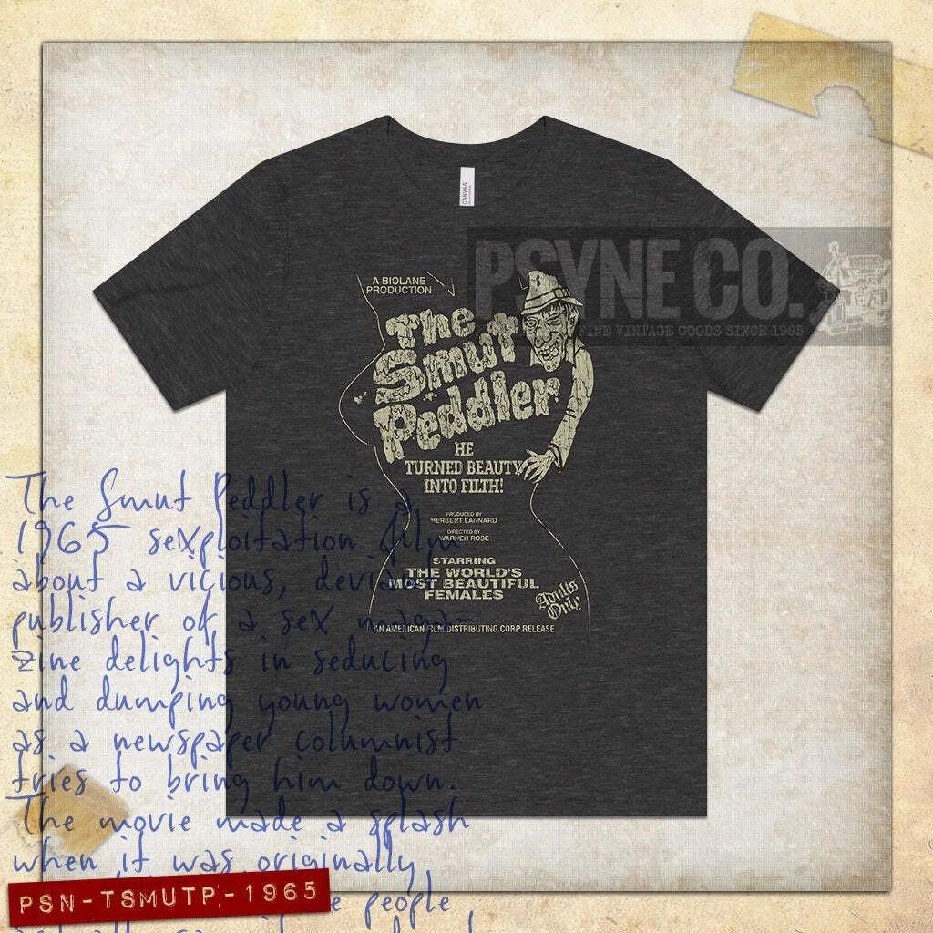 The Smut Peddler 1965 Vintage Men s T shirt 2XL