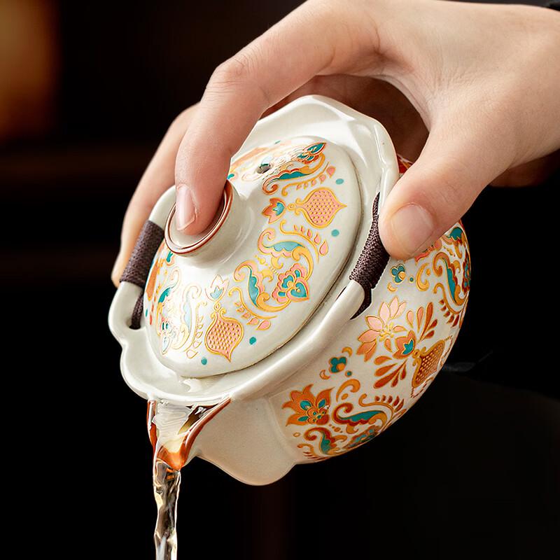 Tang Feng Ru Kiln Hand-Grip Ceramic Teaware