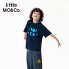 Little MO&Co. Unisex Cool-Feel Quick-Dry Letter T-Shirt