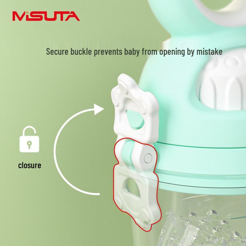 Misuita Baby Fruit & Veggie Teething Pacifier with Rotating Push