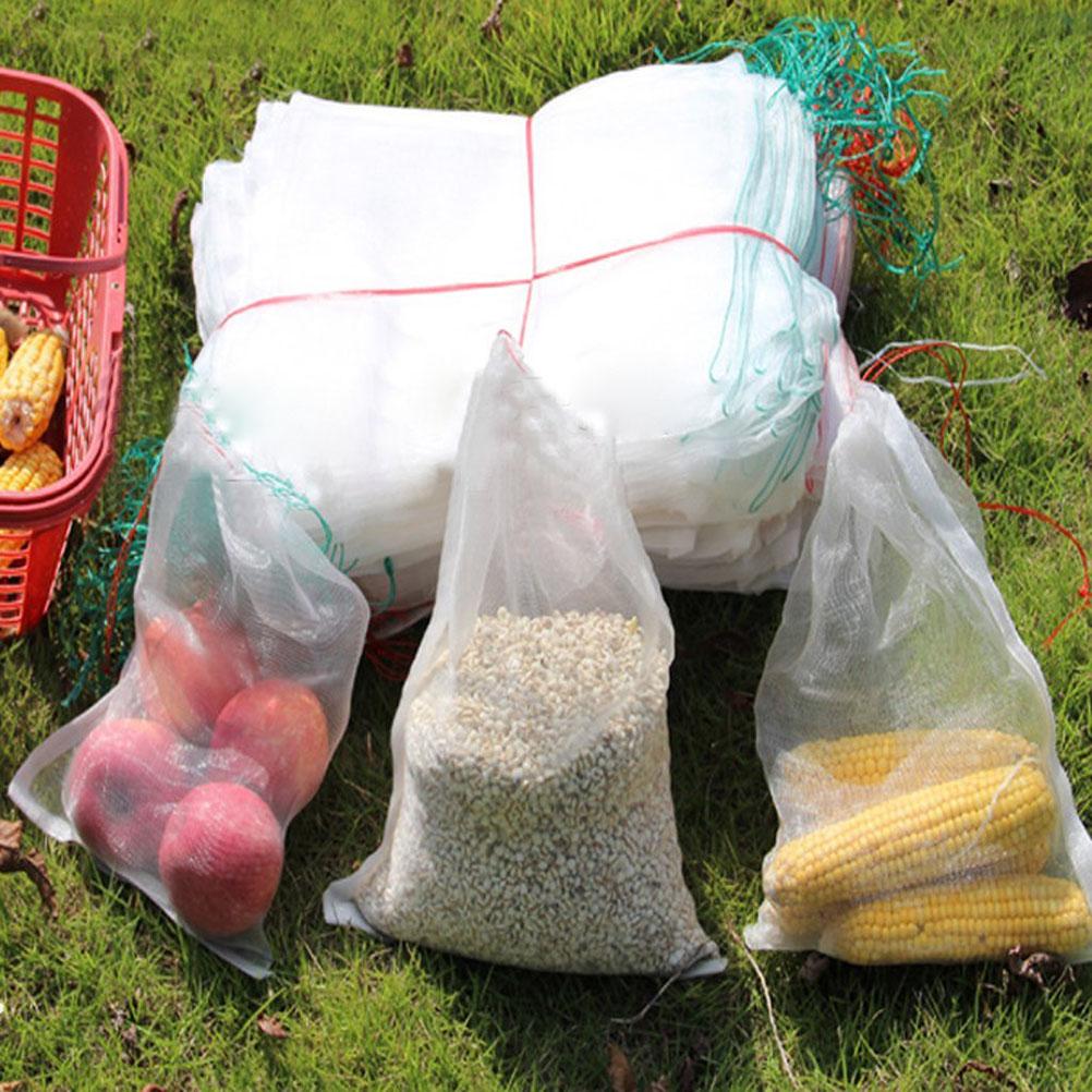 10 Stück Nylon Filterbeutel Wiederverwendbar mit Kordelzug Für Bio-Bälle Aktivkohle Keramikmedien Entferner Phosphat Nitrat Filter