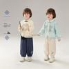 JELLYBABY Boys' Vintage Ink Wash Style Tang Suit Set