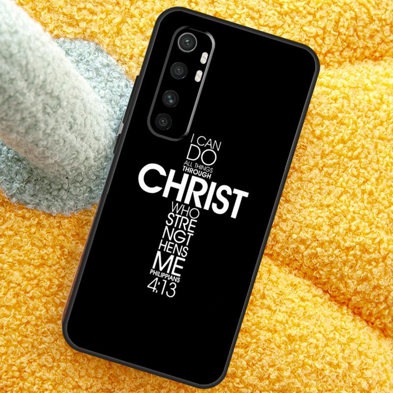 Christ Jesus Bible Verse Cross Case For Xiaomi 15 Ultra 14 13T 14T 15T 17 Pro Max  Cover For POCO X7 Pro X5 X6 F5 F6 F7 F8
