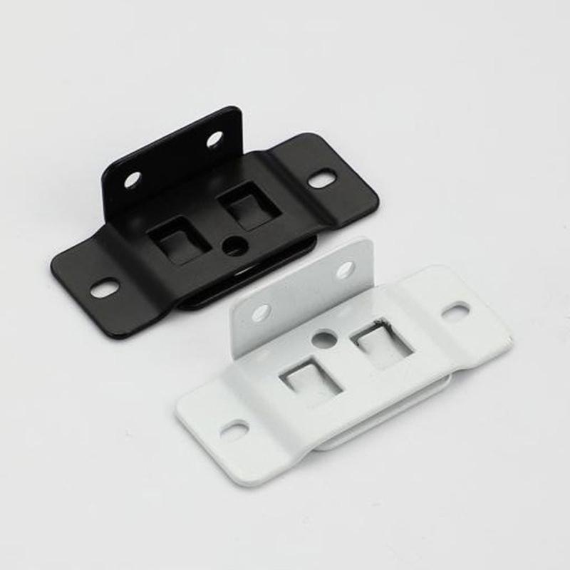 L-förmige Regalwinkel Schwere Lasttragende Metallverbindungen Korrosionsbeständige Badezimmerbeschläge Einfache Installation 10 Stück