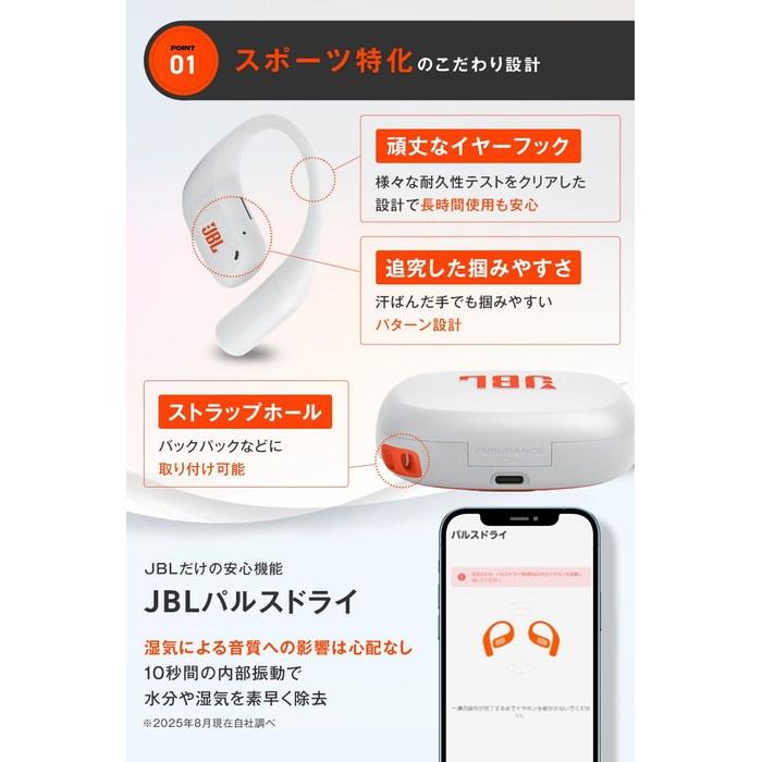 JBL Endurance ZONE Open-Ear Wireless Earbuds (Black)