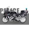 1/12 BMW R1250RT-P Police Simulation Alloy Motorcycle Model Shock Absorbers Sound and Light Collection Toy Car Kid Gift