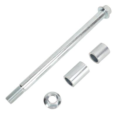 15mm 220mm Front Rear Axle with 2 Bushing Polished Housing Fit for Pit PRO Trail Dirt Bike 70cc