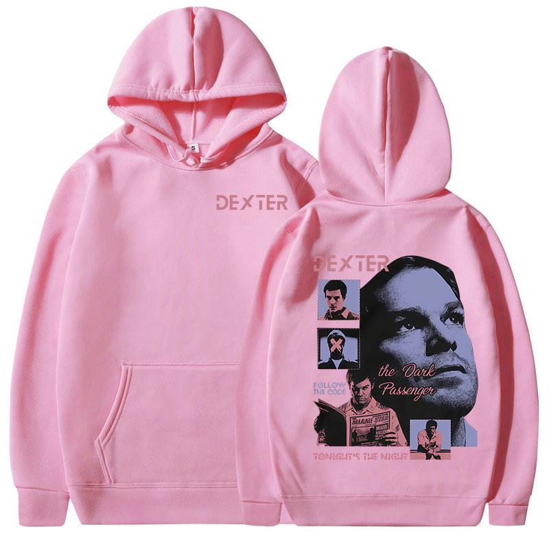 TV Play Dexter Morgan Hoodies Men Women Clothing Keep Warm Fleece Hooded Sweatshirts Fashion Vintage Gothic Oversized Pullovers