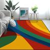 Colorful Abstract Pattern Carpet Playground Living Room Non-slip Large Area Rug Bedroom Soft Easy To Clean Floor Mat Cloakroom