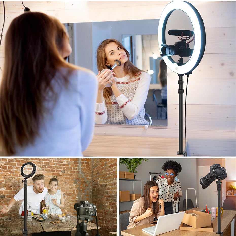 Ulanzi VIJIM LS03 Camera Desk Mount Stand with Ball Head and Phone Holder