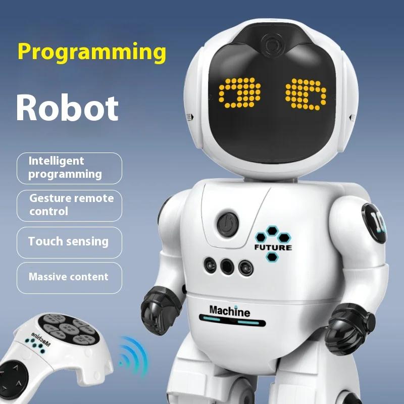 LeNeng K46 Programming Robot Early AI Interactive Companion Remote Control Toy Singing Dancing Robot