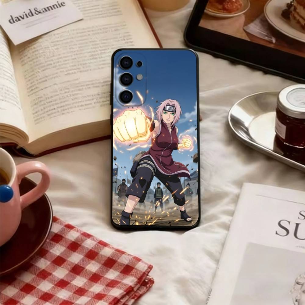 

Haruno Sakura Phone Case For Samsung S25,S24,S21,S22,S23,S30,Ultra,S20,Plus,Fe,Lite,Note,10,Soft Black Cover Samsung S25ULTRA
