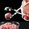 Meat Ball Maker Tool Round Stainless Steel Non Stick Meat Ball Rice Ball Shaper Spoon Mold Household Kitchen Convenience Gadget