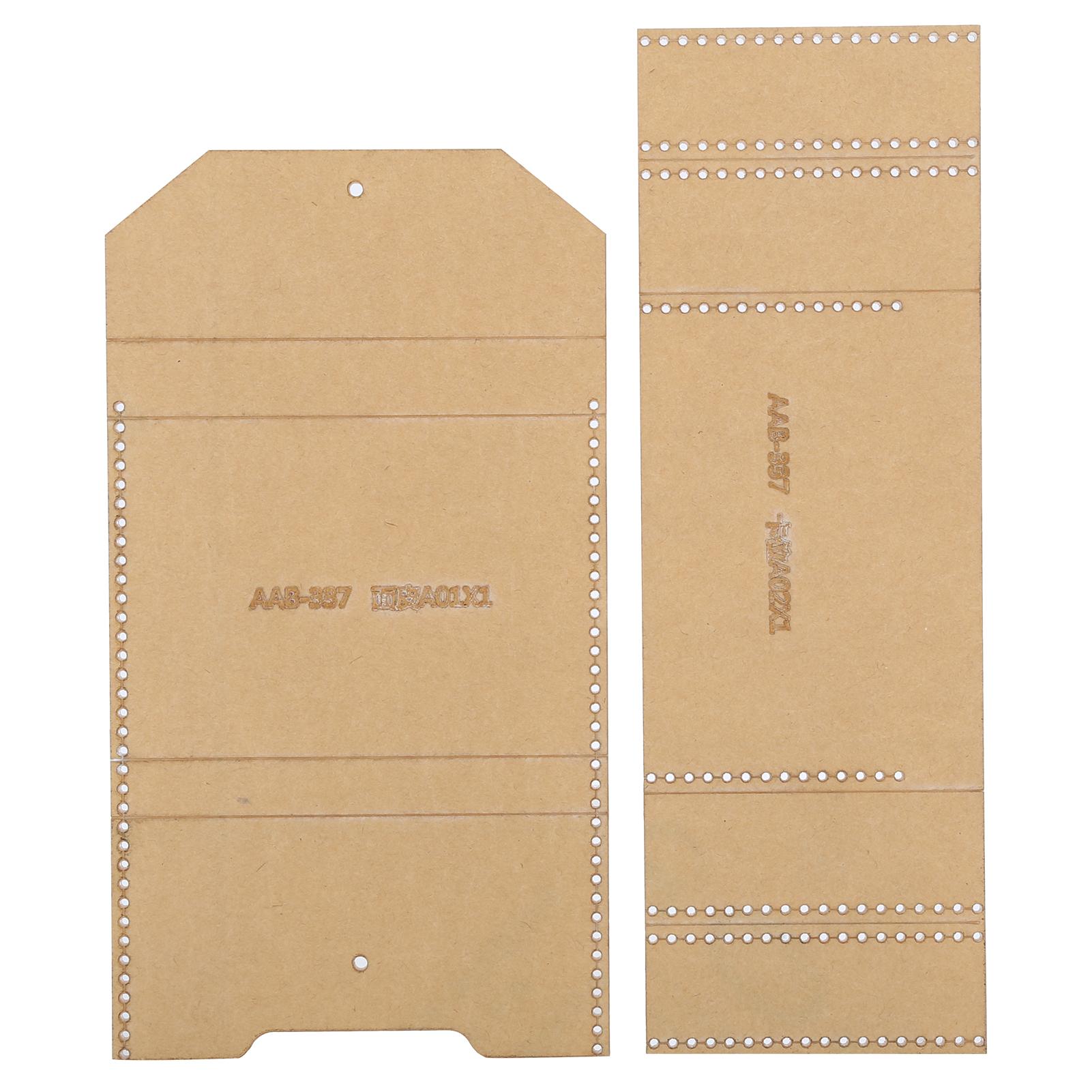 

Прозрачный акриловый кошелек с узором «сделай сам», трафаретный шаблон, набор рисунков, кожаный ручной ремесло